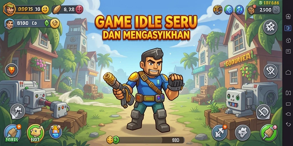 Tangkapan layar gameplay 8180 menampilkan pengelolaan sumber daya yang menarik.