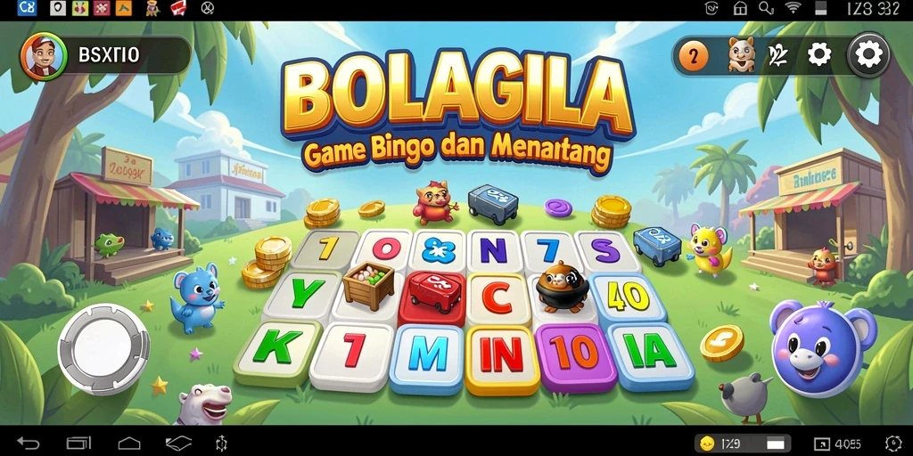 Gameplay seru dan interaktif dalam BOLAGILA Bingo.