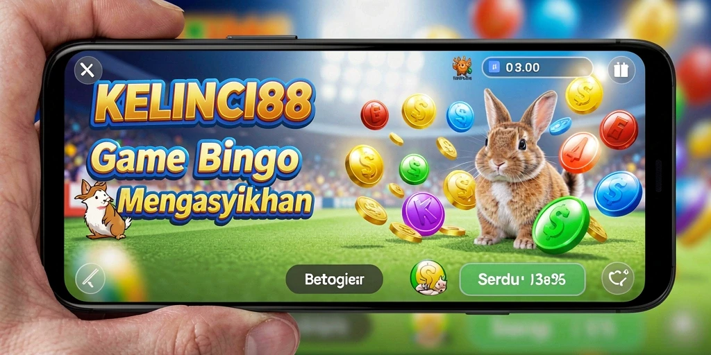 Menampilkan gameplay seru dan interaktif Bingo di KELINCI88.