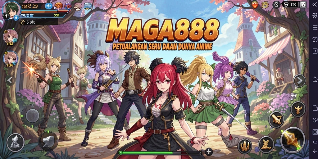 Tampilan gameplay MAGA888 yang menakjubkan dalam dunia Anime.