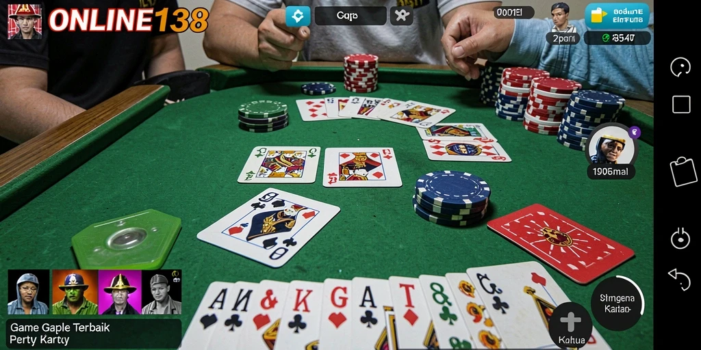 Screenshot gameplay Gaple yang menarik dan seru di ONLINE138.