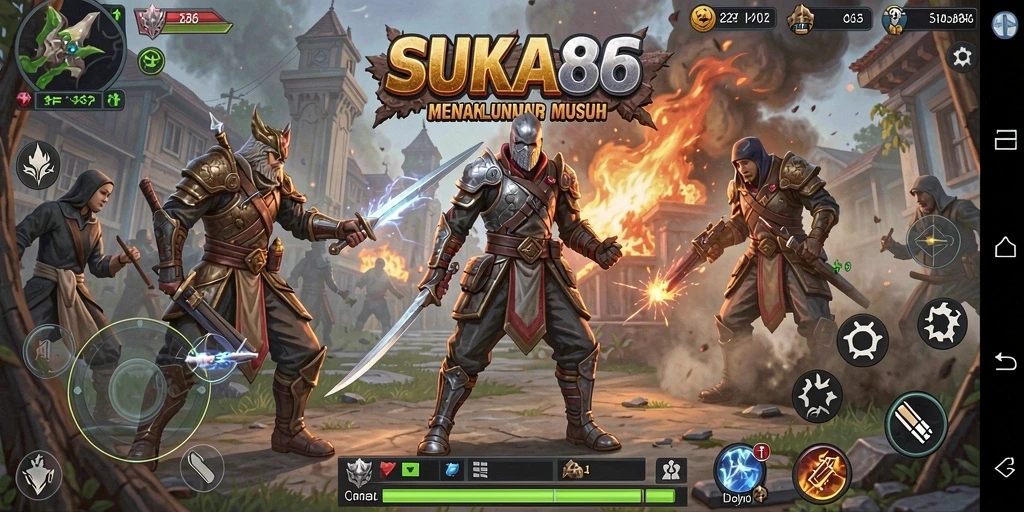 Tampilan gameplay menarik dan strategis di SUKA86.