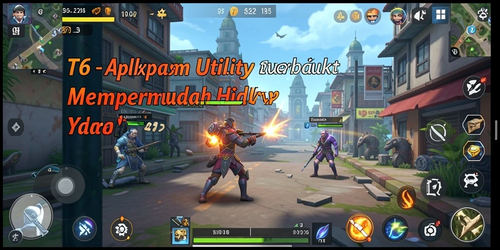 Tampilan antarmuka T6 yang sederhana dan fungsional.