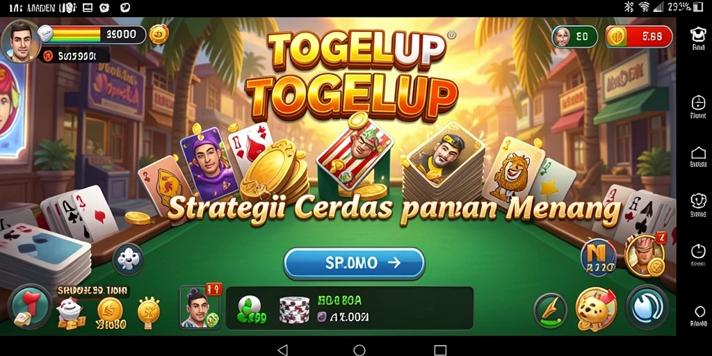 Tampilan gameplay TOGELUP dengan strategi yang menarik