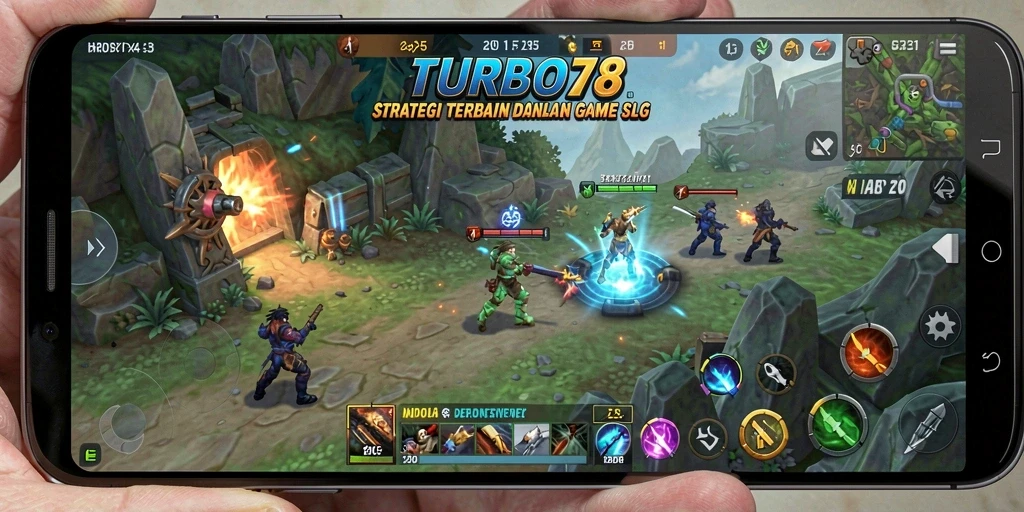 Screenshot dari gameplay <strong>TURBO78</strong> menunjukkan aksi strategi dan pembangunan kerajaan yang seru.